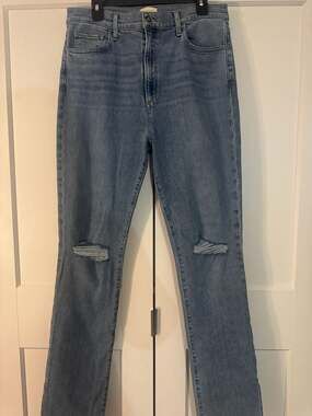 Favorite Daughter The Valentina Tower Super High Rise Cigarette Jeans Size 31